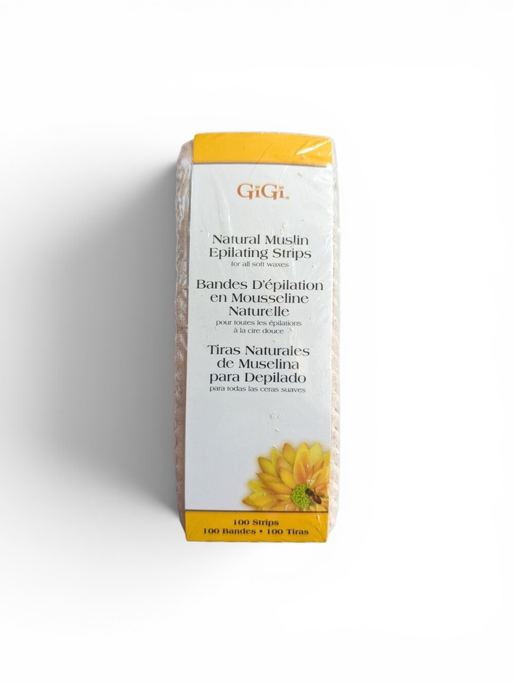 GiGi Natural Muslin Epilating Strips for Soft Waxes | 100 Count